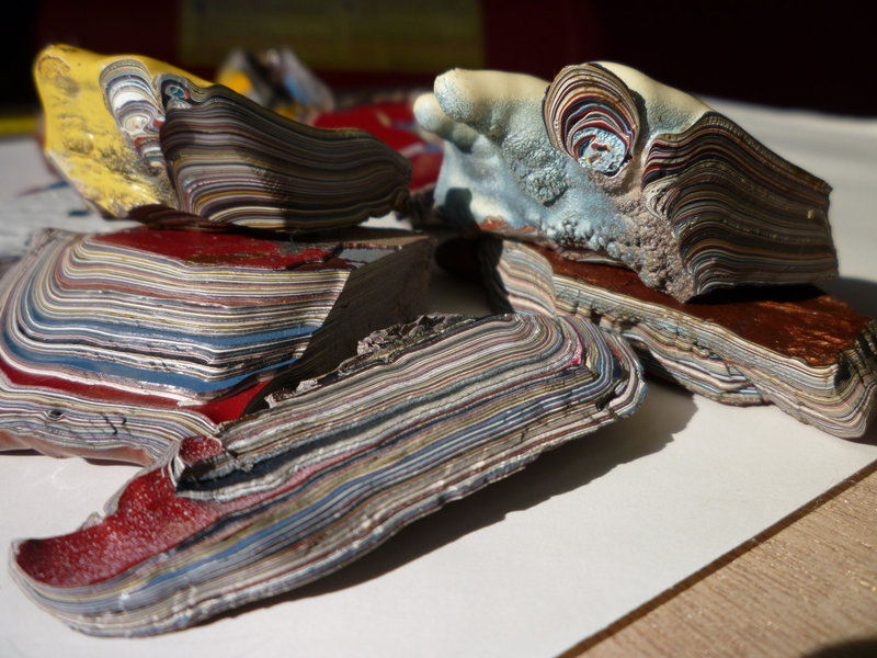 Illustration for article titled These Gorgeous Stones Are Actually Polished Chunks Of Car Paint